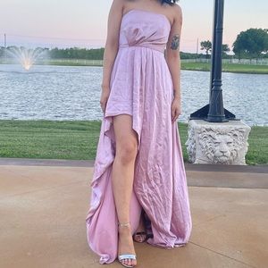 Lovers + Friends Parker Gown in Mauve